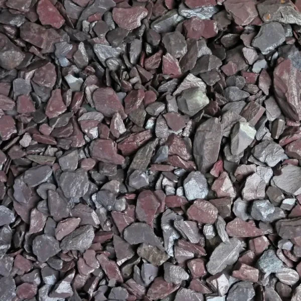 Plum Slate Chippings 20mm